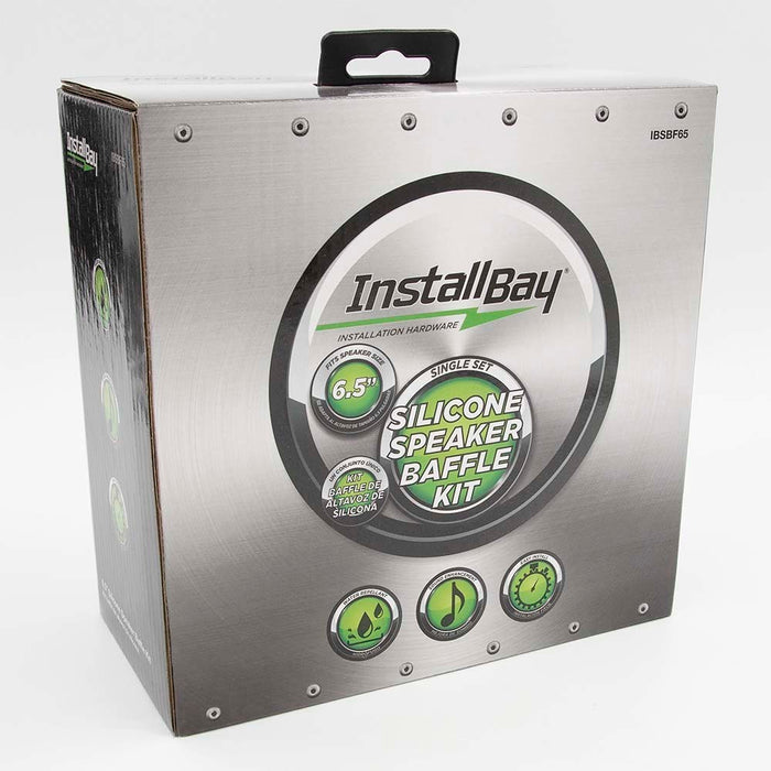 Install Bay IBSBF65 6.5" Foldable Silicone and Foam Speaker Baffle Kit - (1 set)