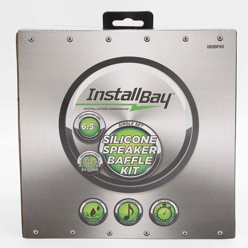 Install Bay IBSBF65 6.5" Foldable Silicone and Foam Speaker Baffle Kit - (1 set)