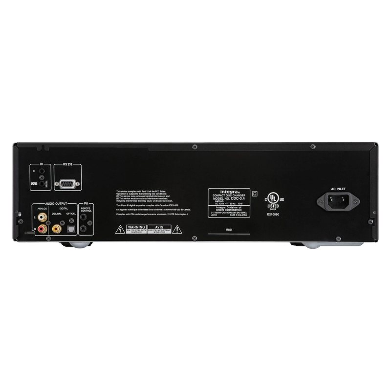 Integra DRX 5.4 9.2-Channel 8K Network Home Theater A/V Receiver and Integra CDC-3.4 Premium 6 Disc CD Carousel Changer Black - (Certified Refurbished)