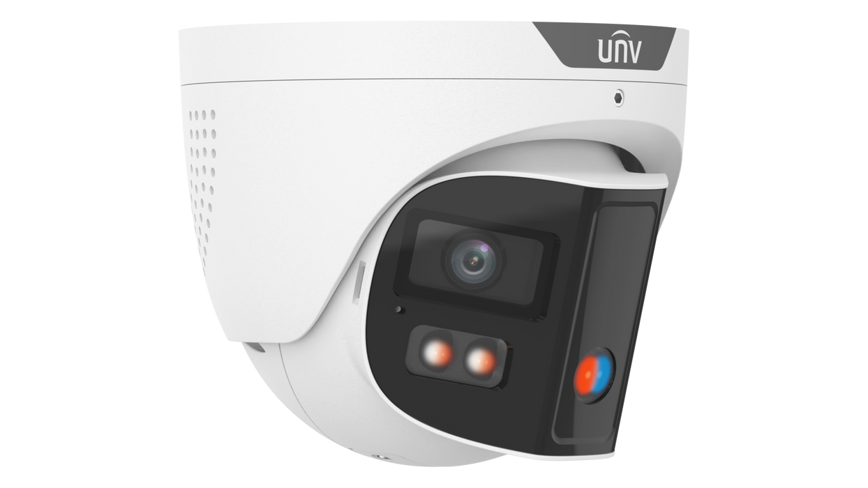 Uniview IPC3K28SE-ADF28KMC-DL-I0 8MP 2.8mm Double-Light Alarm Binocular Eyeball Network Turret Camera