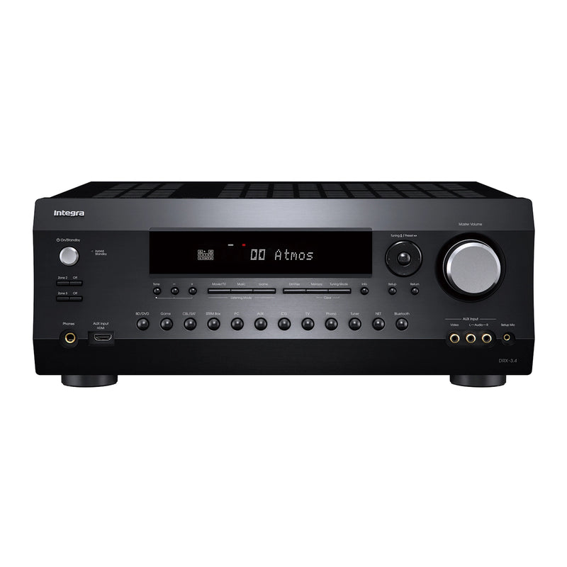 Integra DRX-3.4 9.2-Channel Network AV Receiver with Dolby Atmos, Apple AirPlay, Wi-Fi and Bluetooth - Refurbished