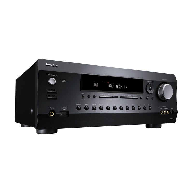 Integra DRX-3.4 9.2-Channel Network AV Receiver with Dolby Atmos, Apple AirPlay, Wi-Fi and Bluetooth - Refurbished