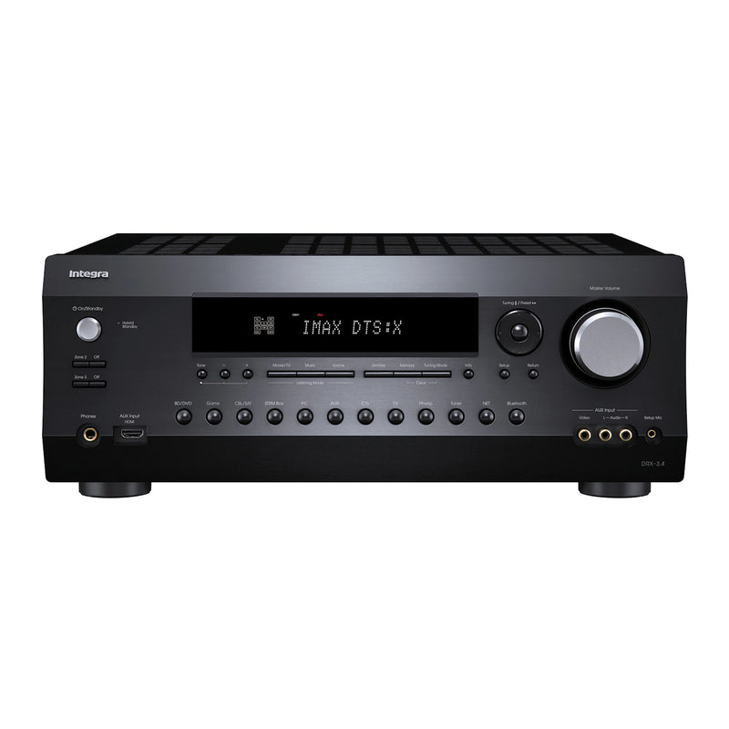 Integra DRX-3.4 9.2-Channel Network AV Receiver with Dolby Atmos, Apple AirPlay, Wi-Fi and Bluetooth - Refurbished