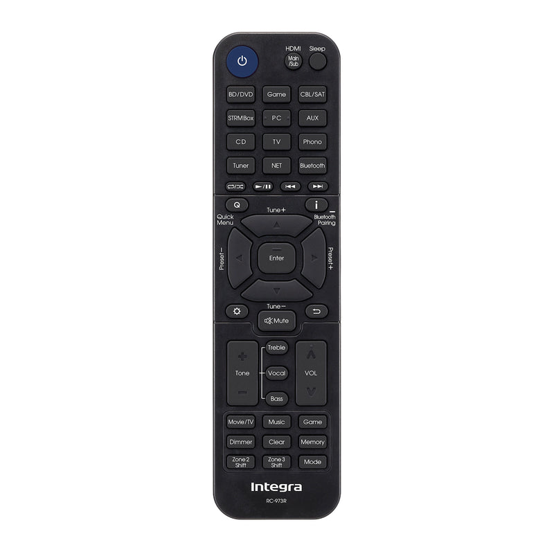 Integra DRX-3.4 9.2-Channel Network AV Receiver with Dolby Atmos, Apple AirPlay, Wi-Fi and Bluetooth - Refurbished