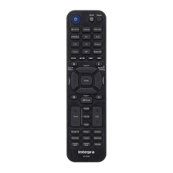 Integra DRX-3.4 9.2-Channel Network AV Receiver with Dolby Atmos, Apple AirPlay, Wi-Fi and Bluetooth - Refurbished