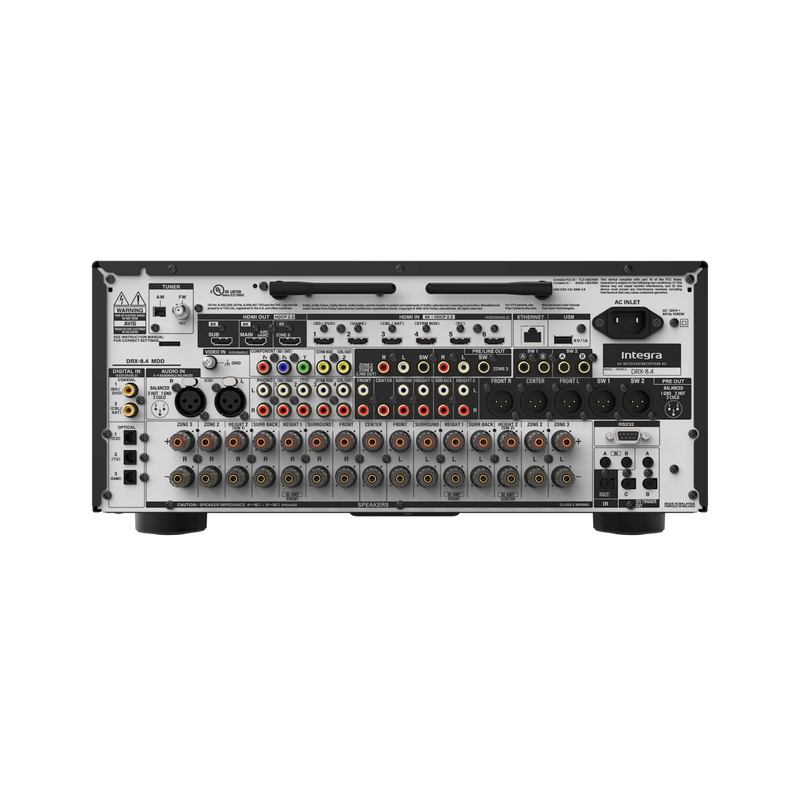 Integra DRX-8.4 11.4-Channel Network AV Receiver with Dolby Atmos, Apple AirPlay , Wi-Fi and Bluetooth - Refurbished