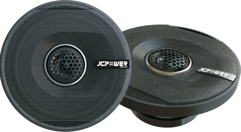 JCPower JC652S JC Series 6.5″ 4 Ohms 300 Watts 2-Way Full-Range Car Audio Coaxial Speakers (Pair)