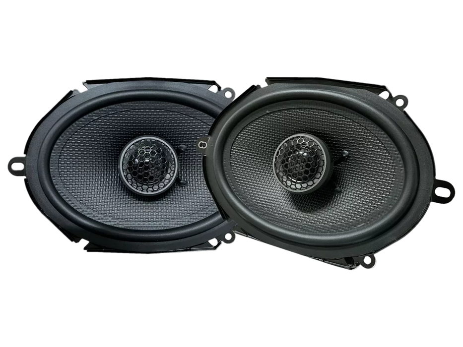 JCPower JC68 JC Series 6"x8" 300 Watts 4 Ohms 2-Way Car Audio Coaxial Speakers (Pair)