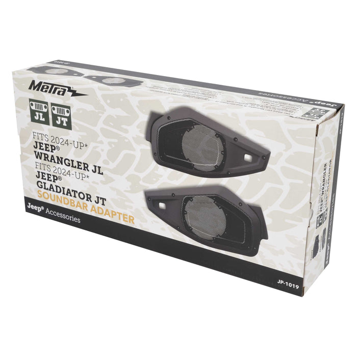 Metra JP-1019 6” to 6.75” Soundbar Speaker Adapter for Select Jeep Models 2024-2025