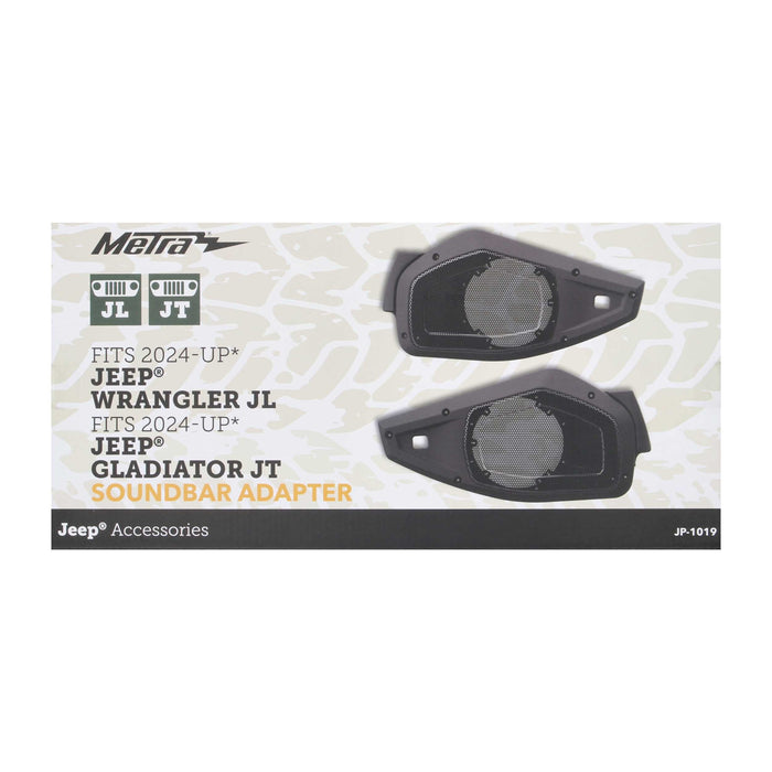 Metra JP-1019 6” to 6.75” Soundbar Speaker Adapter for Select Jeep Models 2024-2025