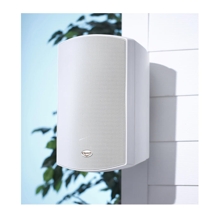 Klipsch AW-650 6.5" 340W Outdoor Speakers and Yamaha R-S202 2-Channel Stereo Receiver