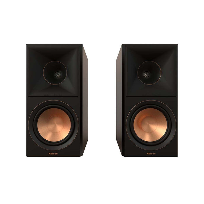 Klipsch RP-600M II Reference Premiere 6.5" 400W Home Audio Bookshelf Speakers (Pair) and Yamaha R-S202 Stereo Receiver with Bluetooth