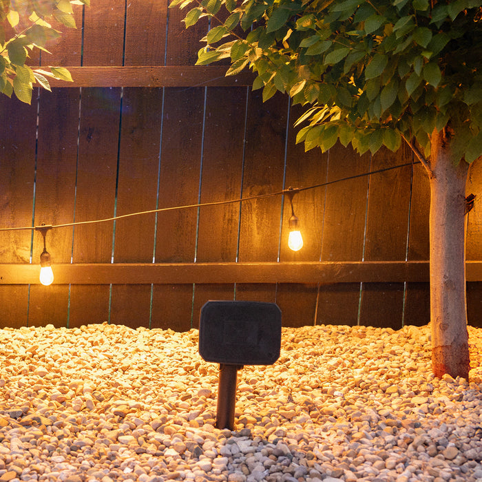 Klipsch Courtyard 4.1 Landscape Speaker System 8-Ohms with Four Aimable Satellites and 10" Subwoofer - Brown Matte