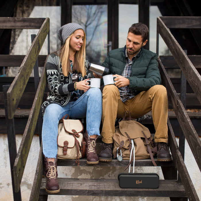 Klipsch Detroit 18W USB-C Portable Bluetooth Speaker Waterproof Wireless Built-In Microphone