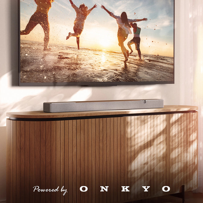 Klipsch Flexus CORE 200 3.1.2 Channel Powered by Onkyo Bluetooth Sound Bar with Dolby Atmos - Walnut