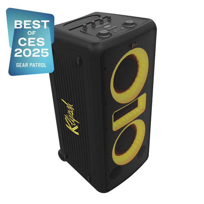 Klipsch New York Wireless Bluetooth Portable Rechargeable Party Speaker with Microphone