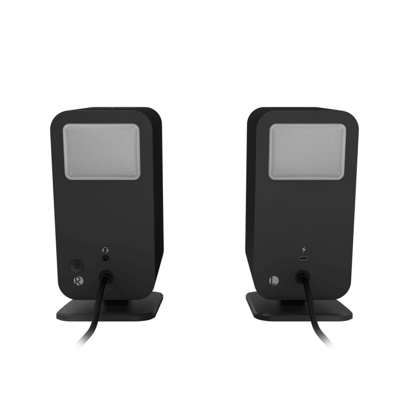 Klipsch ProMedia Lumina 2.1-Channel Computer Speaker System with Bluetooth LED Lighting - Black