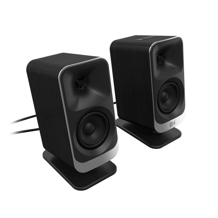 Klipsch ProMedia Lumina 2.1-Channel Computer Speaker System with Bluetooth LED Lighting - Black