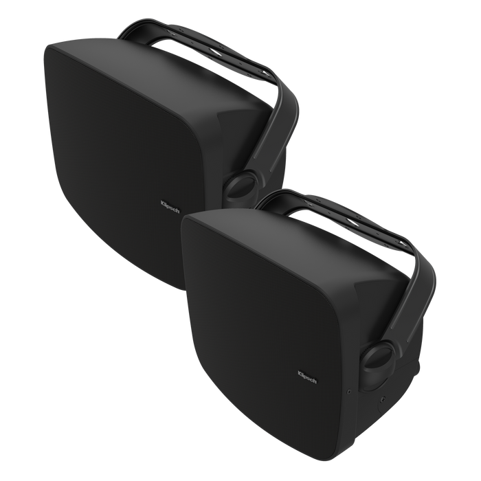 Klipsch RSM-525 All-Weather 260W Full Range 5.25" Indoor/Outdoor Surface Mount Loudspeaker - Black (Pair)