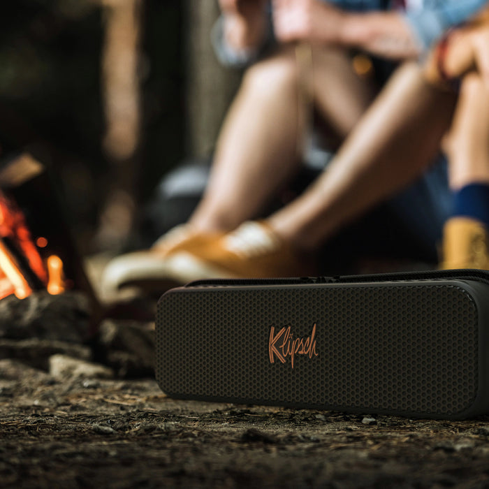 Klipsch Detroit 18W USB-C Portable Bluetooth Speaker Waterproof Wireless Built-In Microphone