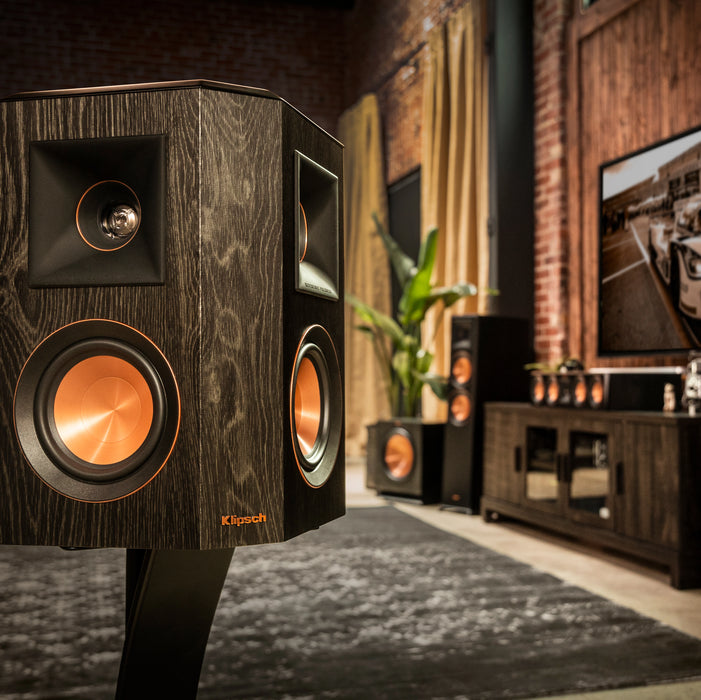 Klipsch Reference Premiere RP-502S 8 Ohm 400W 5.25" Surround Sound Speakers Pair (Walnut)