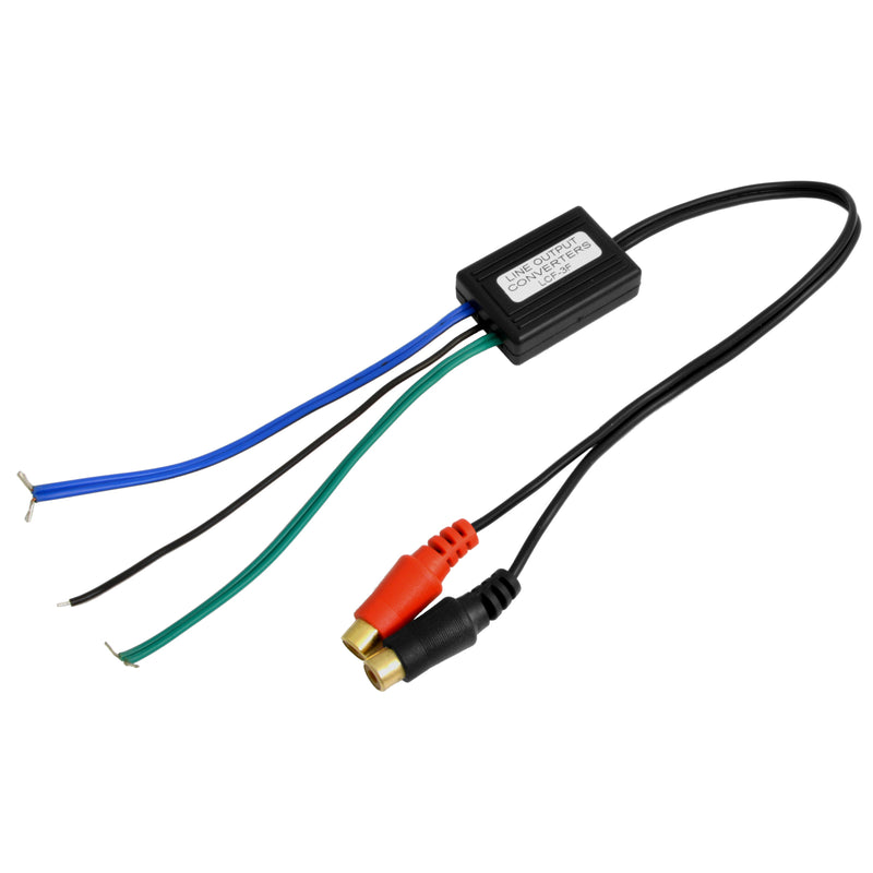 Speaker to RCA High to Low Line Output Converter for Car or Home Audio