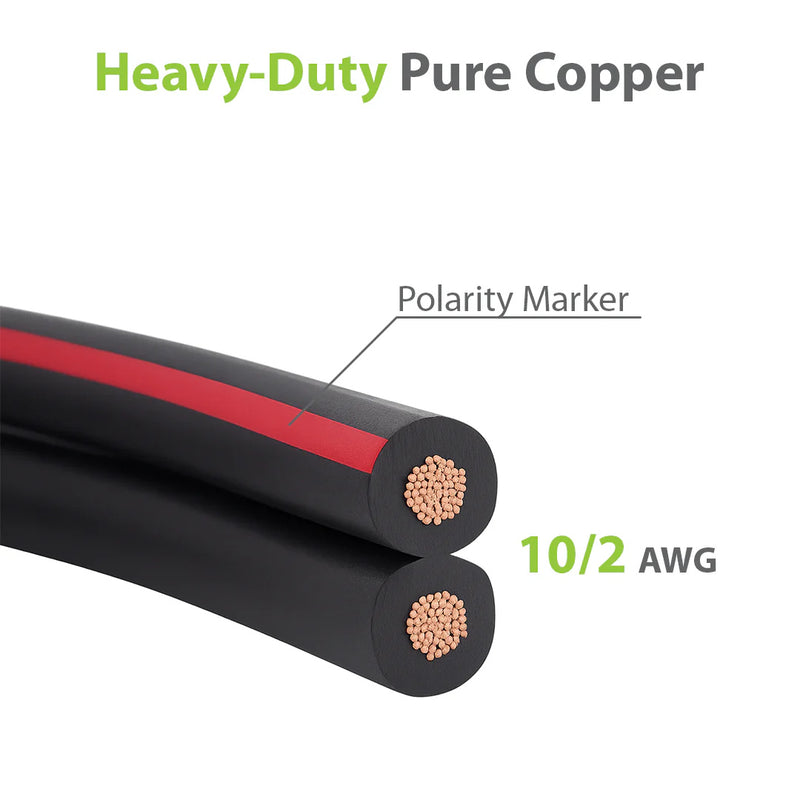 Logico 10 Gauge Outdoor Direct Burial Landscape Lighting / Speaker Cable  OFC 10/2