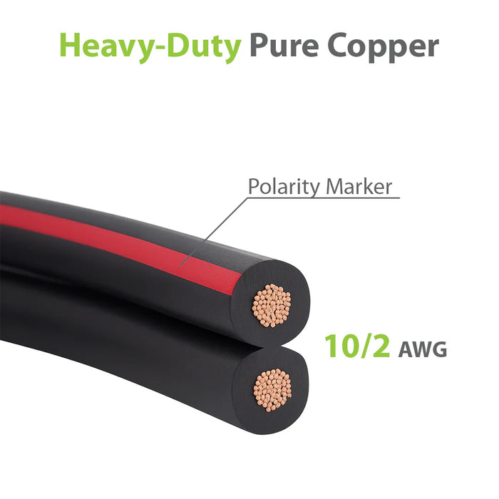 Logico 10 Gauge Outdoor Direct Burial Landscape Lighting / Speaker Cable  OFC 10/2