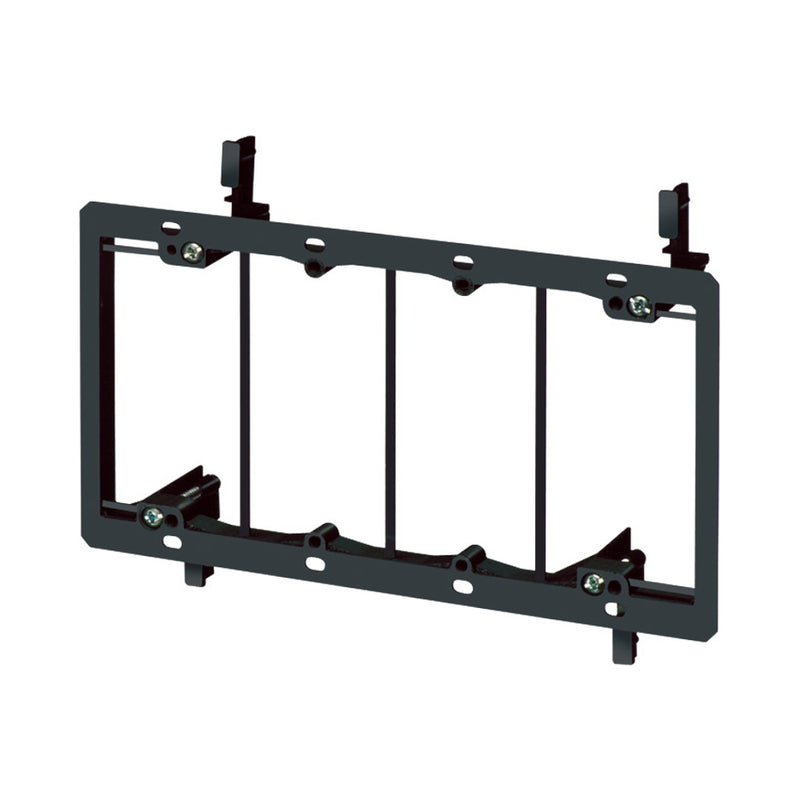Arlington LV4 4-Gang Low Voltage Device Mounting Plate for 1/4" - 1" Thick Walls