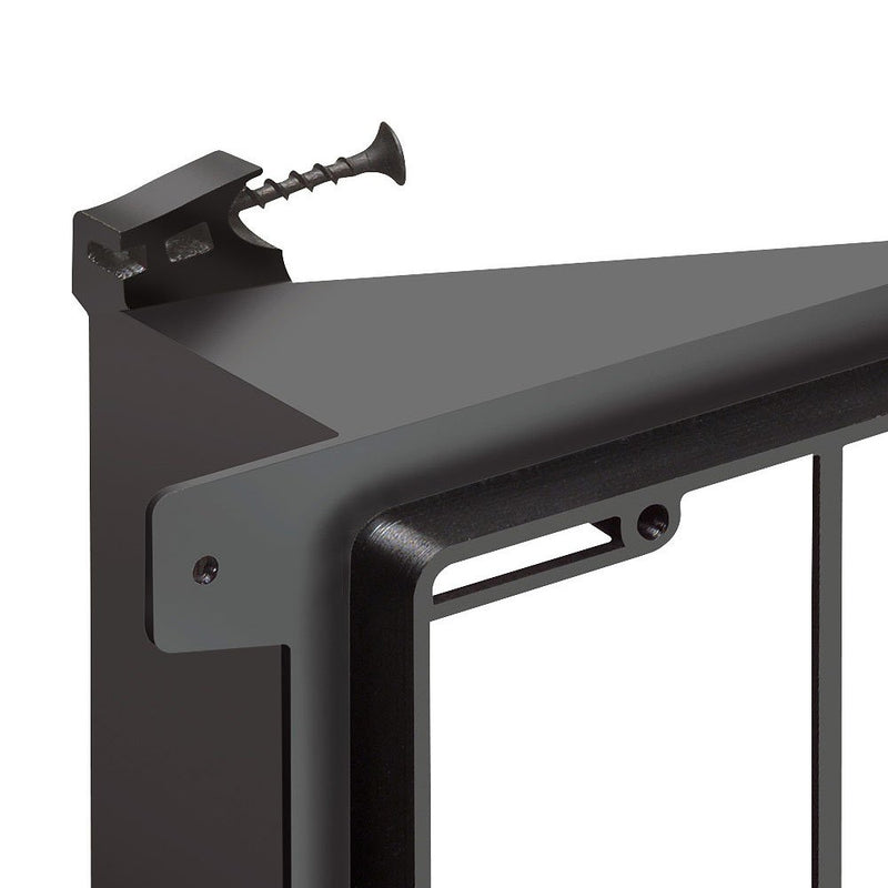 Arlington Industries LVS4 4-Gang Screw On Low Voltage Mounting Bracket for New Construction