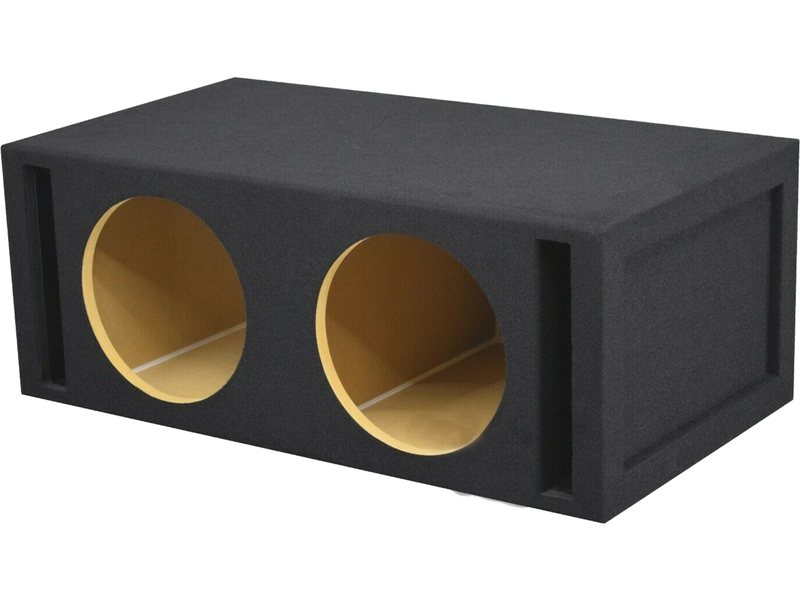 JCPower M3-208SP Dual Ported 8" Car Audio Subwoofer Box Carpet