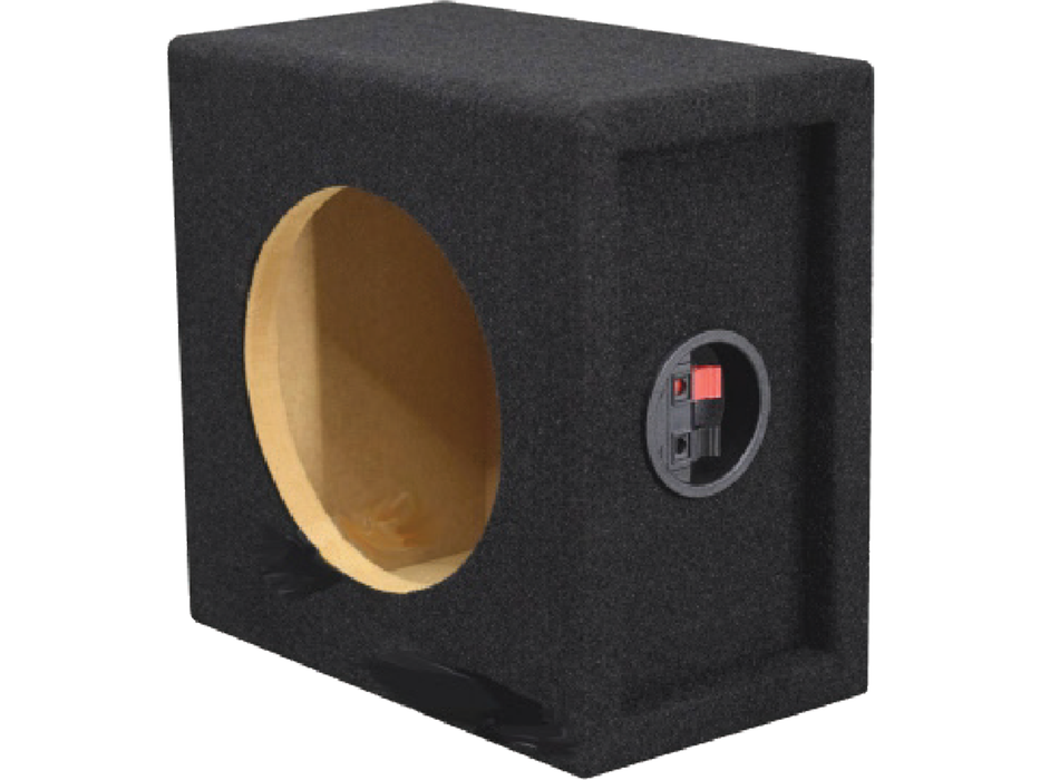 JCPower M3-65SS Sealed 6.5” Compact Single Speaker Box Carpet