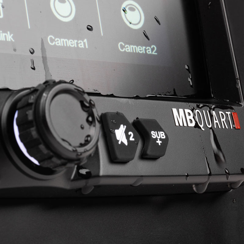 MB Quart GMR-7V1.2 7" Marine Digital Media Source Unit with Wireless Apple CarPlay & Android Auto Bluetooth