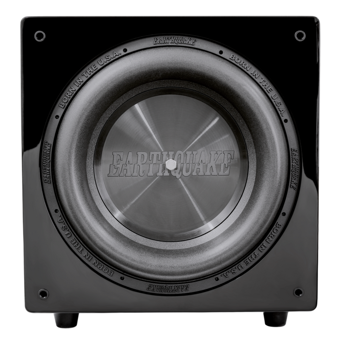 Earthquake Sound MiniMe DSP P-10 Compact Powered Subwoofer 10" 600W DSP Control and SLAPS Passive Radiator Technology