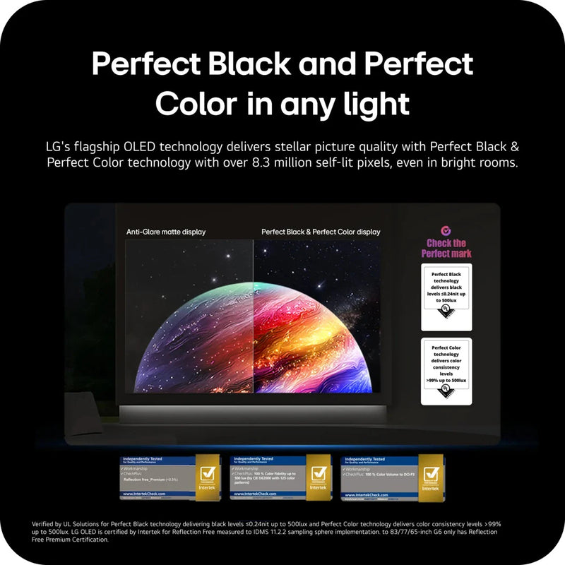 LG 65" Class OLED evo AI 4K Smart TV C6H Series 2026 with Hyper Radiant Color Tech (OLED65C6PUA)