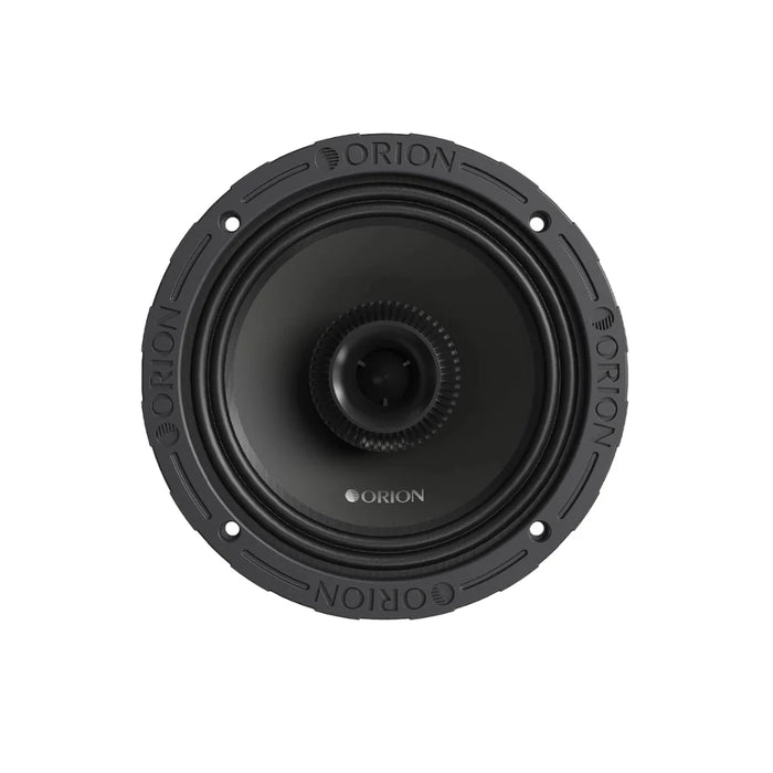 Orion XMT65.4 6.5” 350W RMS 4 Ohm Water-Resistant Midrange Coaxial Speakers W/ Grills (Pair)