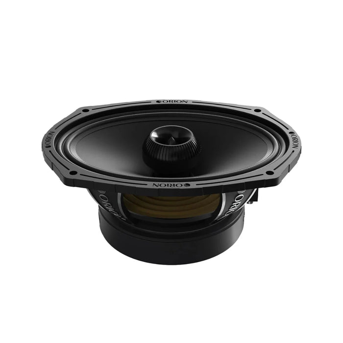Orion XMT69.4 6x9” 400W RMS 4 Ohm Water-Resistant Midrange Coaxial Speakers W/ Grills (Pair)