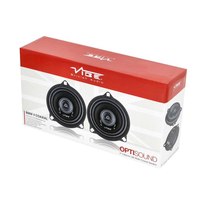 Vibe OS-BMW4RV2 2-Way 4" Coaxial Upgrade Speaker 4 Ohm for Select BMW (Pair)