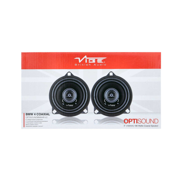 Vibe OS-BMW4RV2 2-Way 4" Coaxial Upgrade Speaker 4 Ohm for Select BMW (Pair)