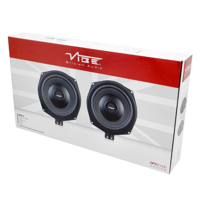 Vibe OS-BMW84V3 8" Under-Seat Replacement 4 Ohm Subwoofer for Select BMW (Pair)