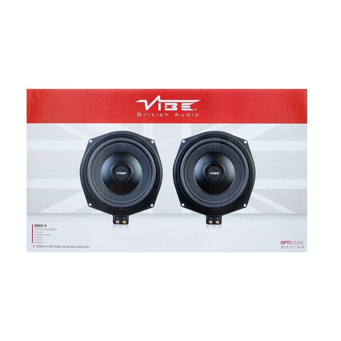 Vibe OS-BMW84V3 8" Under-Seat Replacement 4 Ohm Subwoofer for Select BMW (Pair)