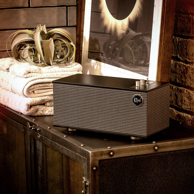 Klipsch The One II Tabletop Wireless Bluetooth Powered Shelf Stereo (Matte Black)
