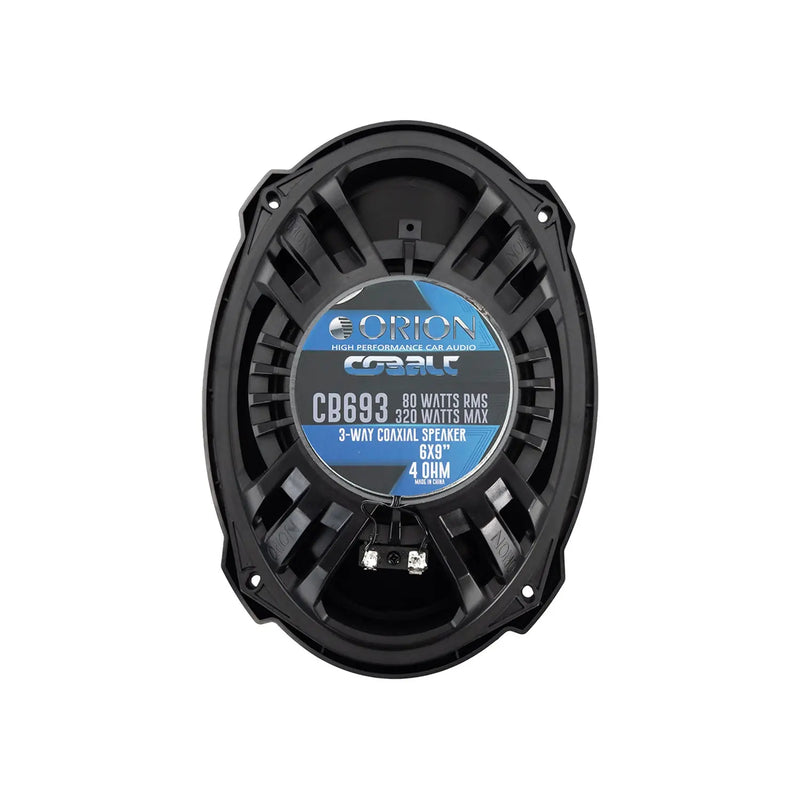 Orion CB693 Cobalt Series 6 x 9 inch 4 ohms Car Audio 3-Way 320Watts Max Coaxial Speakers (Pair)