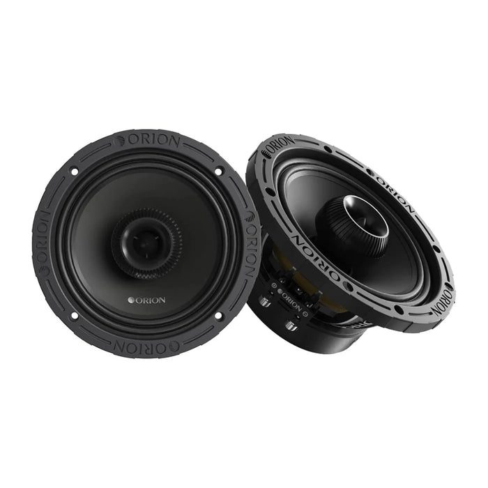 Orion XMT80.4 8” 400W RMS 4 Ohm Water-Resistant Midrange Coaxial Speakers W/ Grills (Pair)