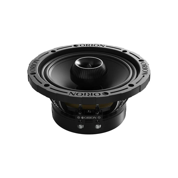 Orion XMT65.4 6.5” 350W RMS 4 Ohm Water-Resistant Midrange Coaxial Speakers W/ Grills (Pair)