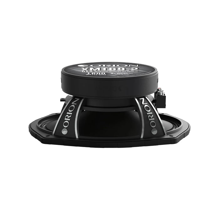 Orion XMT69.2 6x9” 400W RMS 2 Ohm Water-Resistant Midrange Coaxial Speakers W/ Grills (Pair)