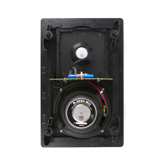 Klipsch R-2650-W II 8 Ohm 200W 6.5" Polypropylene Cone Woofer In-Wall Speaker, White (Each)