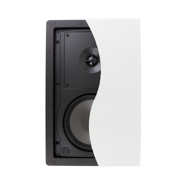 Klipsch R-2650-W II 8 Ohm 200W 6.5" Polypropylene Cone Woofer In-Wall Speaker, White (Each)