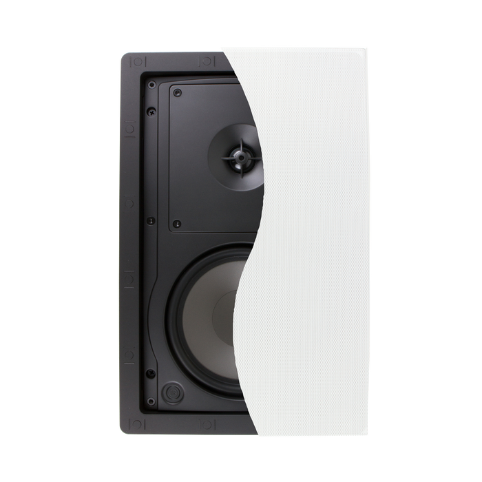 Klipsch R-2650-W II 8 Ohm 200W 6.5" Polypropylene Cone Woofer In-Wall Speaker, White (Each)