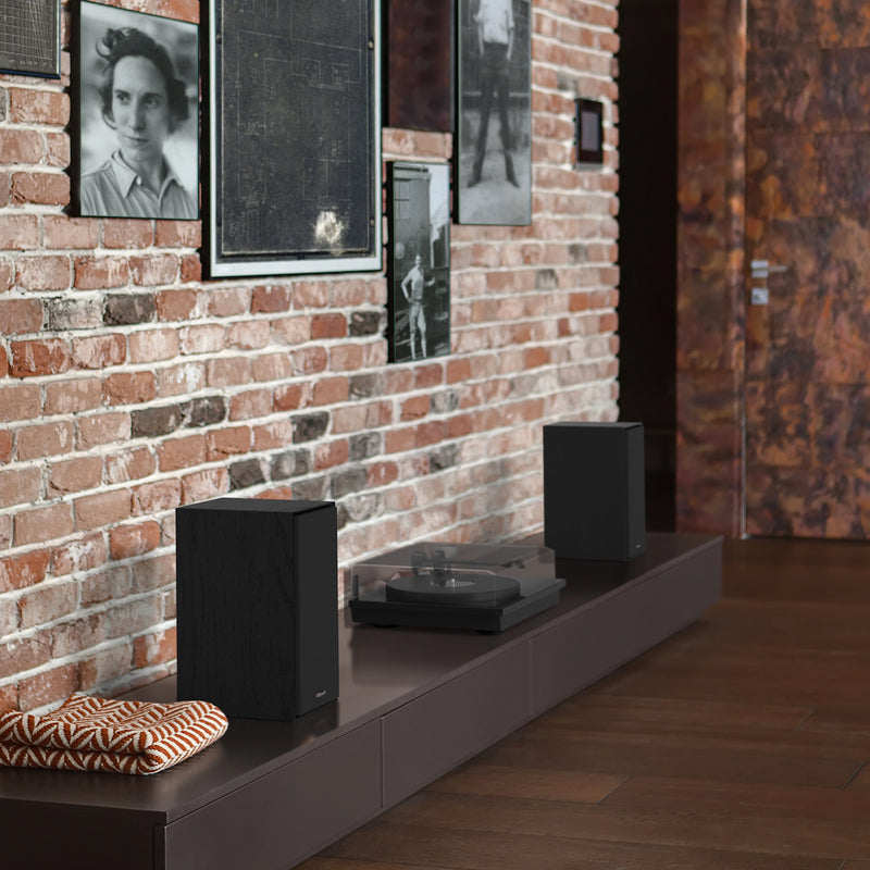 Klipsch R-40M 4" 200W Bookshelf Speakers - Black (Pair)
